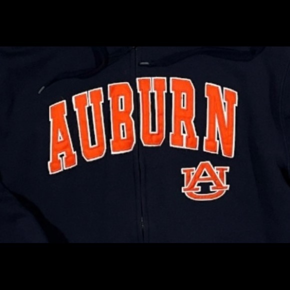 Auburn Zip-Up Hoodie Adult Unisex sz Small - Picture 2 of 5